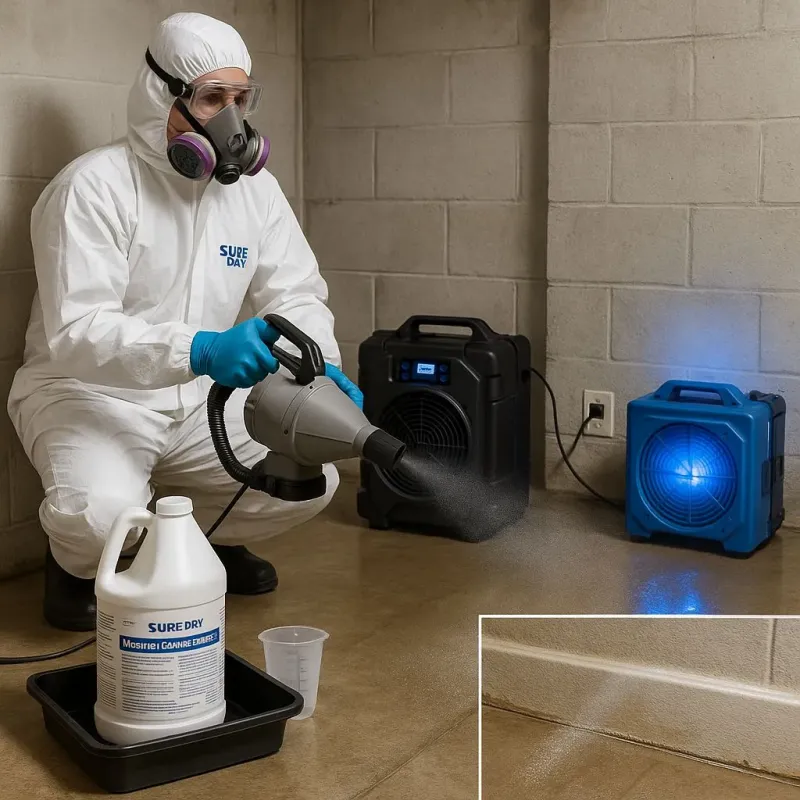 Sanitization and Odor Removal process in Winter Springs, FL